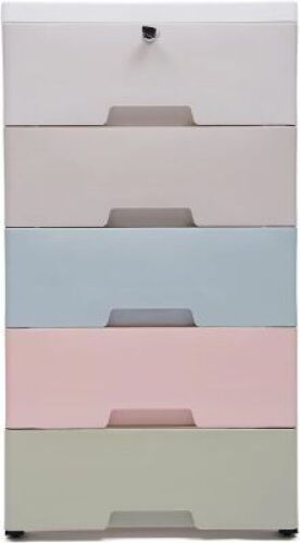 Plastic Dresser with 5 Drawers&nbsp;