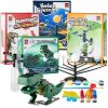  Kids 4-in-1 Science Project Kit, STEM & STEAM Robot, Solar System, Soap, Weather Lab Experiments