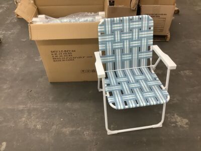 4 Pack Webbed Lawn Chairs 