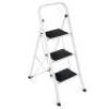 3-Step Portable Folding Step Ladder w/ Non-Slip Feet, 330lb Capacity