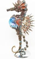 3D Metal Puzzle Mechanical Seahorse Model Kit