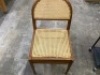 Wood and Cane Chairs, set of 2 - 5