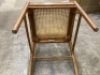Wood and Cane Chairs, set of 2 - 7