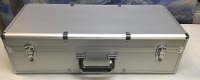 SRA Aluminum Hard Case with Pre-Scored Foam, 26.5" x 11.7" x 7.5" - Appears New