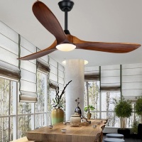 Farmhouse Rustic Ceiling Fans with Lights, 60 inch Outdoor Ceiling Fan for Patios with Light, 3 Blades Wood Ceiling Fan Damp Rated Large Airflow Commercial Ceiling Fans for Exterior House Porch Gazebo