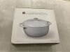 Cast-Iron Dutch Oven Kitchen Cookware w/ Enamel, Handles - 6qt - 2