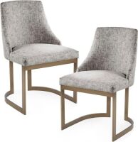 Madison Park Bryce Parsons Upholstered Accent Dining Chairs, Set of 2
