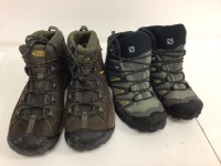 Lot of (2) Mens Shoes, 7.5 and 11.5, E-Commerce Return, Sold as is