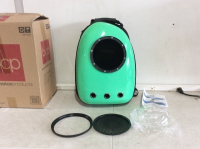 Bubble Window Pet Carrier Backpack, Top is Bent & Doesn't Close Completely