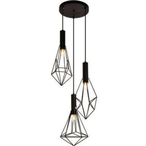 Jago 3 Light 16 inch Black Pendant Ceiling Light
