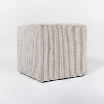 Lynwood Square Upholstered Cube Ottoman