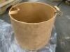 Lot of (4) Hearth & Hand with Magnolia&nbsp;Faux Leather Storage Bin 16" x 16"&nbsp; - 3