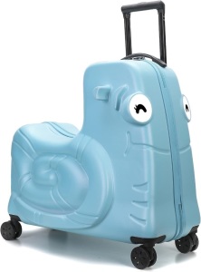 Kids Ride-on Luggage with Spinner Wheels Suitcase