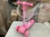 Folding Kids Scooter with Extra Wide Deck and LED Lighted PU Whee - 2