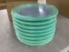 Case of (96) 8.5" Paper Plates, Blue/Green, 8 Pack&nbsp;