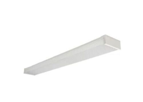 Commercial Electric&nbsp;1-Pack 4 ft. 120-Volt 3800 Lumens White Integrated LED Wraparound Light with Prismatic Lens