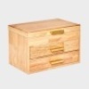 Three Drawer Organizer Jewelery Box(missing lid)
