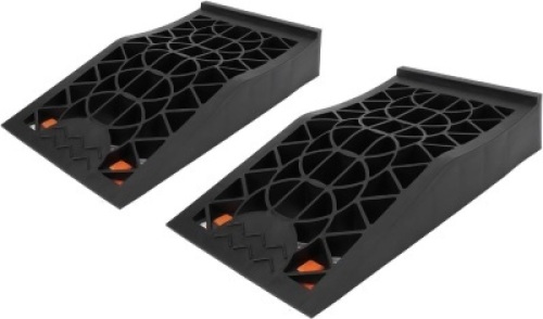 Car Ramps, 2.44in Portable Car Service Ramp Lift Heavy Duty Tire Ramps for Vehicle Maintenance and Safe Lifting