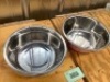 Pet Food and Water Metal Bowls - 3