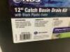 NDS&nbsp;12 in. x 12 in. Drainage Catch Basin, 2 Opening Kit - 5