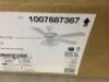 Hampton Bay&nbsp;Glendale III 52 in. LED Indoor White Ceiling Fan with Light and Pull Chains - 5