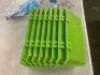 Green Plastic Railing Vertical Hanging Planter Stand - 3