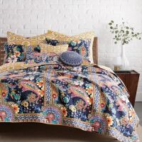 Levtex Home&nbsp;Bertelli Navy Reversible Quilt Set, King&nbsp;Quilt and Two King Shams