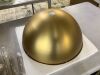 LamQee 1-Light Brushed Gold Single Pendant Light with Metal Dome Shade - 3