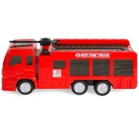 Toy Fire Truck Electric Flashing Lights and Siren Sound, Bump and Go Action