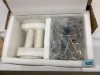 Gravity-Fed Water Filter System, 2.25G Glass Countertop System with 2 Ceramics Fluoride and Arsenic Reduction Elements - 2