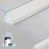 Smart Motorized Blinds with Remote, Cordless No-Drill Automatic Roller Shades