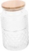 IMIKEYA Airtight Containers 2000ml Bamboo Lid Cereal Storage Canister for Kitchen