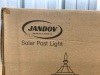Jandov solar post light - 2
