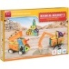 162-piece Magnetic Building Block Tile Toy Set W/ Excavator Dump Truck