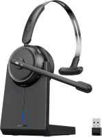 Wireless Headset with AI Noise Cancelling