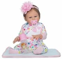 iCradle Realistic Looking Vinyl Silicone Reborn Baby Doll, Approx 20" - NEW
