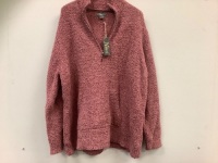 Natural Reflections Sherpa Quarter-Zip Pullover Women's 2X, Appears New, Sold As-is