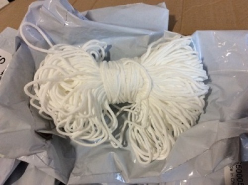 Lot of Approx (75) White Elastic Rope&nbsp;