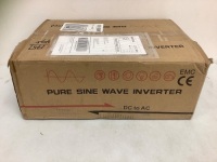 Pure Sine Wave Inverter 3000W 24V DC to 120V AC, Appears New, Sold As-is