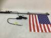 3' Color LED Lighted Pole w/ Flag, E-Comm Return Missing Remote, Sold As-is