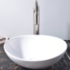 KINGO HOME Above Counter White Porcelain Ceramic Bathroom Vessel Sink. 16"L x 13"W x 5.5"H.&nbsp;NEW&nbsp;