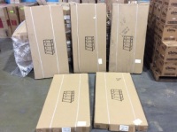 Lot of (5) 5-Tier Shelving Units