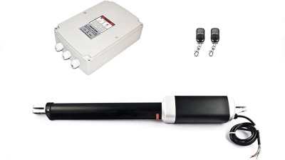 ALEKO Automatic Single Swing Gate Opener for Gates up to 6' Long & 450lbs per Leaf - Appears New 