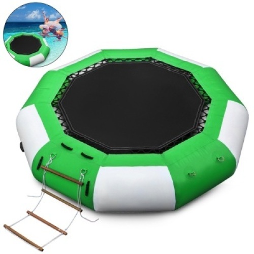 VEVOR 13ft Inflatable Water Trampoline Platform 
