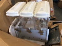 3 Compartment Juice Dispenser, For Parts/Repair