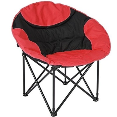 Outdoor Foldable Lightweight Camping Sports Chair w/Large Pocket