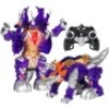 Kids Transformer Remote Control Robot Dinosaur Car w/ USB Charger, Lights, and Sounds