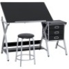 Adjustable Drafting Table Set w/ Stool Chair&nbsp;