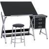 Adjustable Drafting Table Set w/ Stool Chair&nbsp;