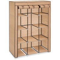 10-Shelf Portable Fabric Closet&nbsp;Storage Rack Organizer w/ Cover&nbsp;